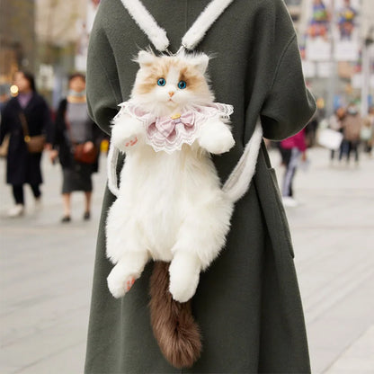 Cuddly Companion Plush Backpack — Adorable Animal Bag for Women & Girls