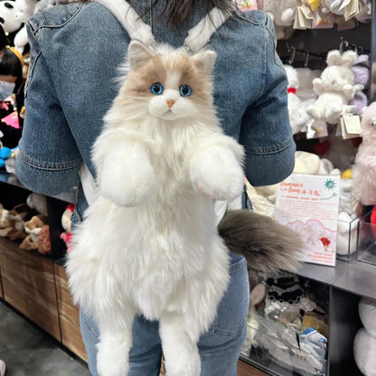 Cuddly Companion Plush Backpack — Adorable Animal Bag for Women & Girls
