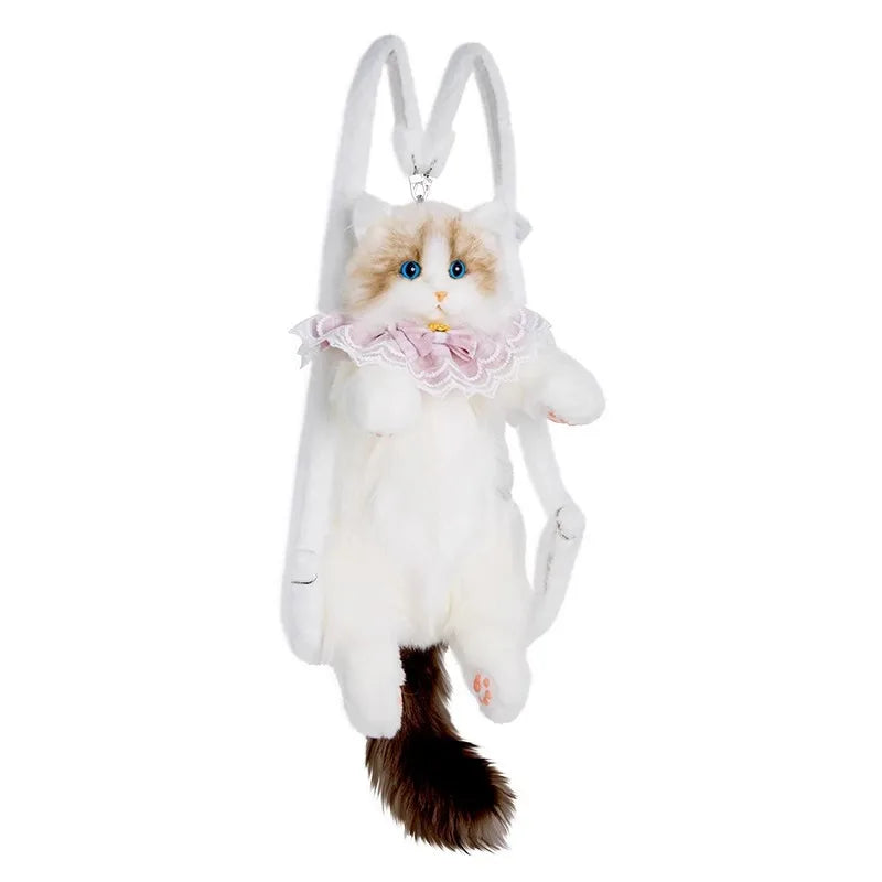 Cuddly Companion Plush Backpack — Adorable Animal Bag for Women & Girls