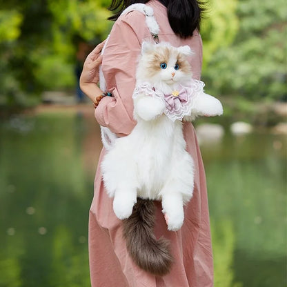 Cuddly Companion Plush Backpack — Adorable Animal Bag for Women & Girls